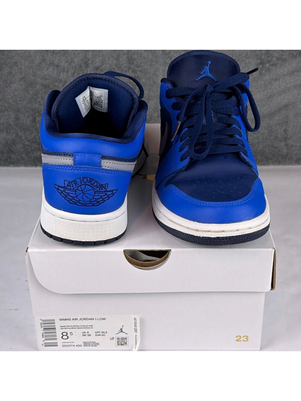 Nike Air Jordan 1 Low Game Royal Blue Void Women's DC0774-400 Sneakers Size 8.5